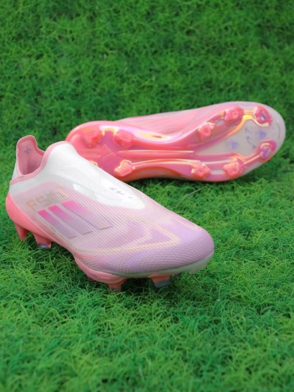 Pink adidas F50+ Elite Laceless FG Lamine Yamal 304