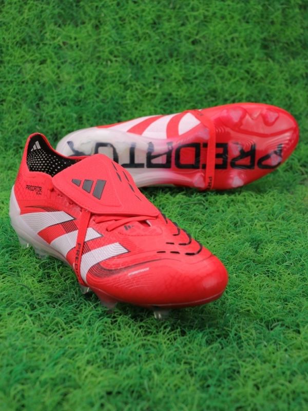 adidas Predator Elite Tongue FG - Lucid Red/White/Black